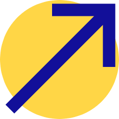 Diagonal Line Arrow Upper Right Icon from Sharp Pop Set