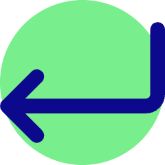 Line Arrow Bend Down Left Icon from Core Pop Set