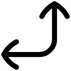 Line Arrow Bottom Right Corner Icon from Flex Line Set