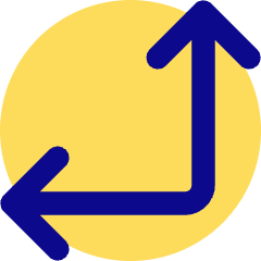 Line Arrow Bottom Right Corner Icon from Core Pop Set
