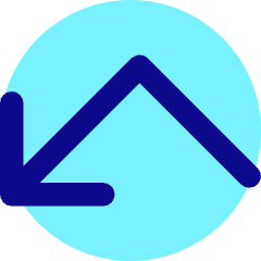 Line Arrow Bounce Down Left Icon from Core Pop Set