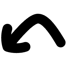 Line Arrow Bounce Down Left Icon from Flex Solid Set