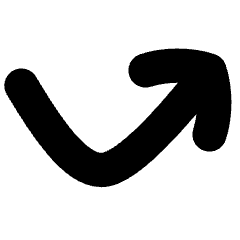 Line Arrow Bounce Up Right Icon from Flex Solid Set