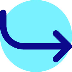 Line Arrow Curve Down Right Icon from Core Pop Set