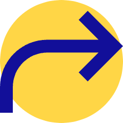 Line Arrow Curve Up Right Icon from Sharp Pop Set