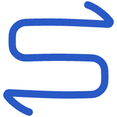 Line Arrow Curvy Both Direction 1 Icon from Plump Duo Set