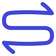 Line Arrow Curvy Both Direction 1 Icon from Flex Duo Set