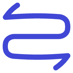 Line Arrow Curvy Both Direction 2 Icon from Flex Duo Set