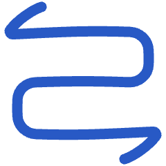 Line Arrow Curvy Both Direction 2 Icon from Plump Duo Set