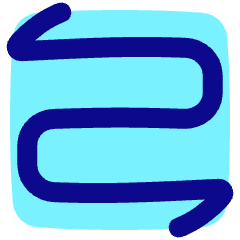 Line Arrow Curvy Both Direction 2 Icon from Plump Pop Set