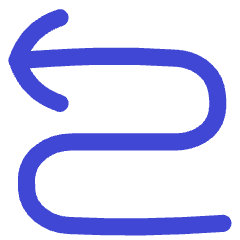 Line Arrow Curvy Left Up Icon from Flex Duo Set