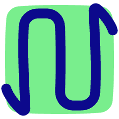 Line Arrow Curvy Up Down 1 Icon from Plump Pop Set
