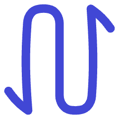 Line Arrow Curvy Up Down 1 Icon from Flex Duo Set