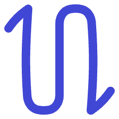 Line Arrow Curvy Up Down 2 Icon from Flex Duo Set