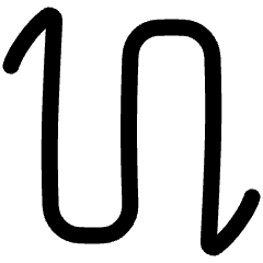 Line Arrow Curvy Up Down 2 Icon from Plump Line Set