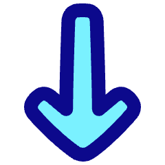 Line Arrow Down 1 Icon from Plump Pop Set