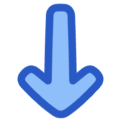 Line Arrow Down 1 Icon from Plump Duo Set