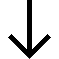 Line Arrow Down 1 Icon from Sharp Line Set