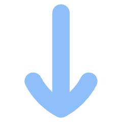 Line Arrow Down 1 Icon from Flex Flat Set
