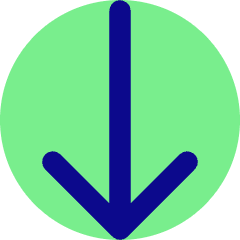 Line Arrow Down 1 Icon from Core Pop Set