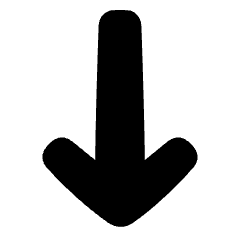 Line Arrow Down 1 Icon from Plump Solid Set