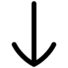 Line Arrow Down 1 Icon from Flex Line Set