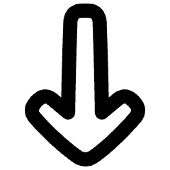 Line Arrow Down 1 Icon from Plump Remix Set