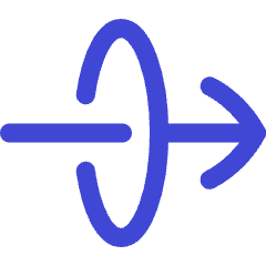 Line Arrow Elipse Right Icon from Flex Duo Set