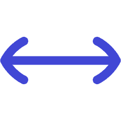 Line Arrow Horizontal Icon from Flex Duo Set