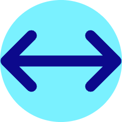 Line Arrow Horizontal Icon from Core Pop Set
