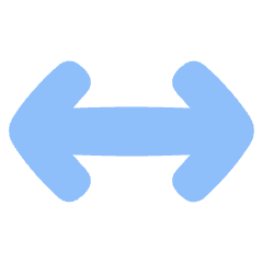 Line Arrow Horizontal Icon from Plump Flat Set