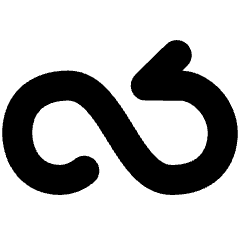 Line Arrow Infinite Loop Icon from Flex Solid Set