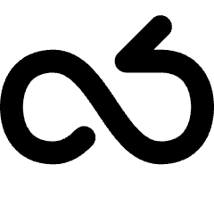 Line Arrow Infinite Loop Icon from Core Solid Set