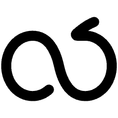 Line Arrow Infinite Loop Icon from Plump Remix Set