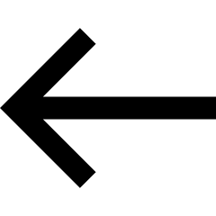 Line Arrow Left 1 Icon from Sharp Remix Set