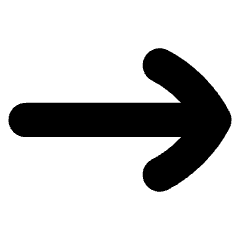 Line Arrow Right 1 Icon from Flex Solid Set