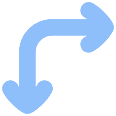 Line Arrow Top Left Corner Icon from Flex Flat Set