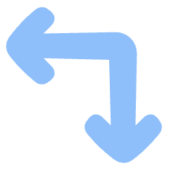 Line Arrow Top Right Corner Icon from Plump Flat Set
