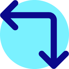 Line Arrow Top Right Corner Icon from Core Pop Set