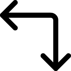 Line Arrow Top Right Corner Icon from Core Line Set