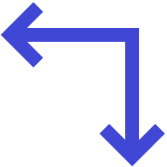 Line Arrow Top Right Corner Icon from Sharp Duo Set