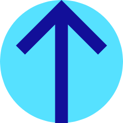 Line Arrow Up 1 Icon from Sharp Pop Set