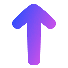 Line Arrow Up 1 Icon from Plump Gradient Set