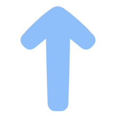 Line Arrow Up 1 Icon from Plump Flat Set