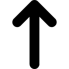 Line Arrow Up 1 Icon from Core Solid Set