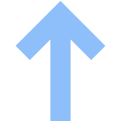 Line Arrow Up 1 Icon from Sharp Flat Set