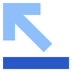 Line Line Arrow Diagonal Top Left Icon from Sharp Flat Set