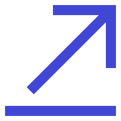 Line Line Arrow Diagonal Top Right Icon from Sharp Duo Set