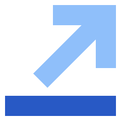 Line Line Arrow Diagonal Top Right Icon from Sharp Flat Set
