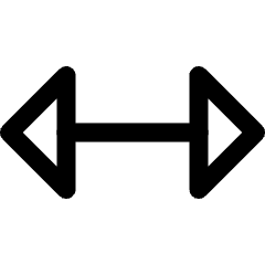 Arrow Horizontal Icon from Core Line Set